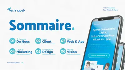 Technopek Maroc — portfolio agence digitale · planche 2 sur 34