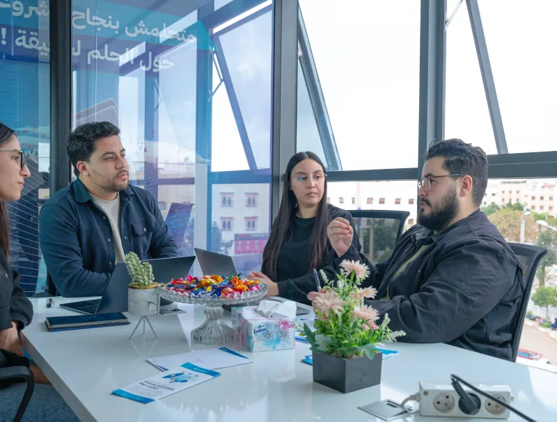 Équipe Technopek en session créative